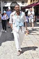 Usher Walking The Streets Of Venice