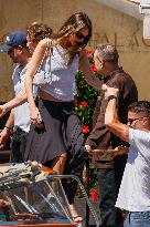 Vittoria Ceretti Leaves Gritti Hotel - Venice
