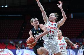 BASKET - Basket Internazionali - FIBA EuroBasket Women - Turkiye vs Germany - Classification Games 5-8