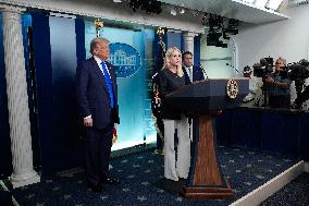 Trump Press Briefing - Washington