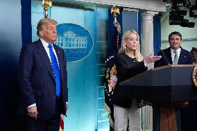 Trump Press Briefing - Washington