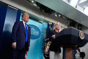 Trump Press Briefing - Washington
