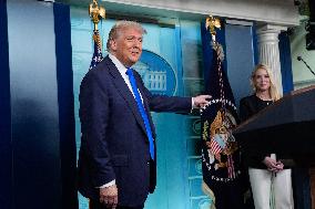 Trump Press Briefing - Washington
