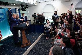 Trump Press Briefing - Washington