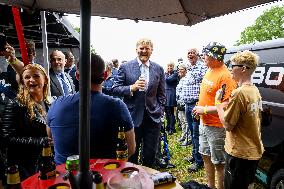King Visits Training Day of 100-Year-Old TT - Netherlands