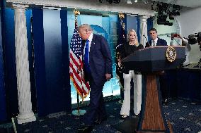 Trump Press Briefing - Washington