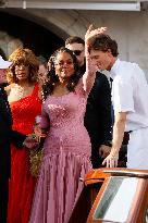 Celebs On Their Way To Bezos-Sanchez Wedding - Venice