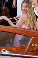 Celebs On Their Way To Bezos-Sanchez Wedding - Venice