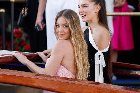 Celebs On Their Way To Bezos-Sanchez Wedding - Venice