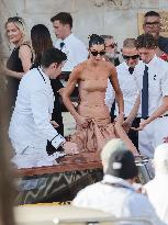 Celebs On Their Way To Bezos-Sanchez Wedding - Venice