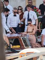 Celebs On Their Way To Bezos-Sanchez Wedding - Venice