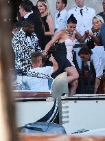 Celebs On Their Way To Bezos-Sanchez Wedding - Venice