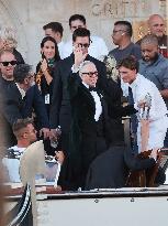 Celebs On Their Way To Bezos-Sanchez Wedding - Venice