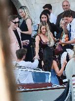 Celebs On Their Way To Bezos-Sanchez Wedding - Venice