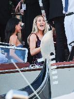 Celebs On Their Way To Bezos-Sanchez Wedding - Venice