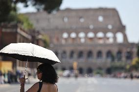Heatwave Hits Rome - Italy