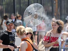 Heatwave Hits Rome - Italy