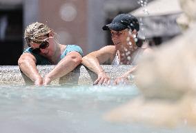 Heatwave Hits Rome - Italy