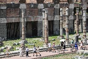 Heatwave Hits Rome - Italy