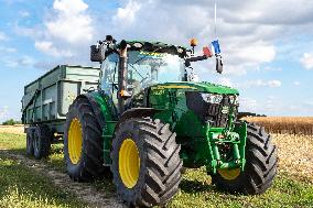 Rapeseed Harvest Illustrations - France