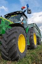 Rapeseed Harvest Illustrations - France