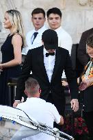 Leonardo DiCaprio Leaving Hotel On Bezos-Sanchez Wedding Day - Venice