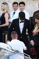 Leonardo DiCaprio Leaving Hotel On Bezos-Sanchez Wedding Day - Venice