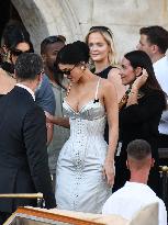 Kylie And Kendall Jenner Leaving Hotel On Bezos-Sanchez Wedding Day - Venice