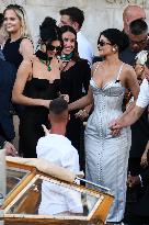 Kylie And Kendall Jenner Leaving Hotel On Bezos-Sanchez Wedding Day - Venice