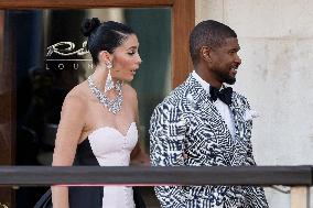 Celebs On Their Way To Bezos-Sanchez Wedding - Venice