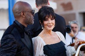 Celebs On Their Way To Bezos-Sanchez Wedding - Venice
