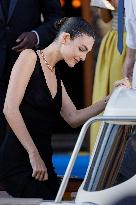 Celebs On Their Way To Bezos-Sanchez Wedding - Venice