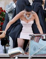 Celebs On Their Way To Bezos-Sanchez Wedding - Venice