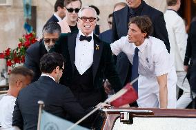 Celebs On Their Way To Bezos-Sanchez Wedding - Venice