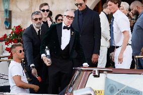 Celebs On Their Way To Bezos-Sanchez Wedding - Venice