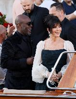 Celebs On Their Way To Bezos-Sanchez Wedding - Venice