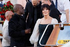 Celebs On Their Way To Bezos-Sanchez Wedding - Venice