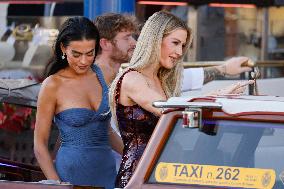 Celebs On Their Way To Bezos-Sanchez Wedding - Venice