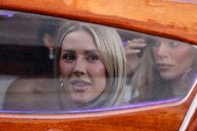 Celebs On Their Way To Bezos-Sanchez Wedding - Venice