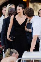 Celebs On Their Way To Bezos-Sanchez Wedding - Venice