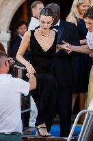 Celebs On Their Way To Bezos-Sanchez Wedding - Venice