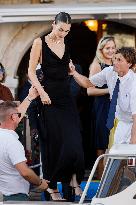 Celebs On Their Way To Bezos-Sanchez Wedding - Venice