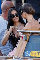 Celebs On Their Way To Bezos-Sanchez Wedding - Venice