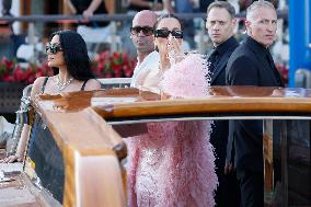Celebs On Their Way To Bezos-Sanchez Wedding - Venice