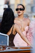 Celebs On Their Way To Bezos-Sanchez Wedding - Venice