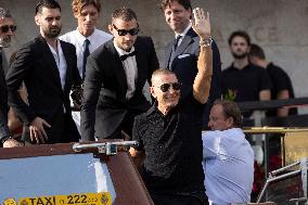 Celebs On Their Way To Bezos-Sanchez Wedding - Venice