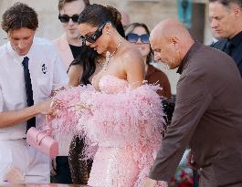 Celebs On Their Way To Bezos-Sanchez Wedding - Venice