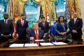 Trump Meets Congo And Rwanda Officials Following Peace Agreement - Washington