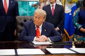 Trump Meets Congo And Rwanda Officials Following Peace Agreement - Washington