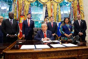 Trump Meets Congo And Rwanda Officials Following Peace Agreement - Washington